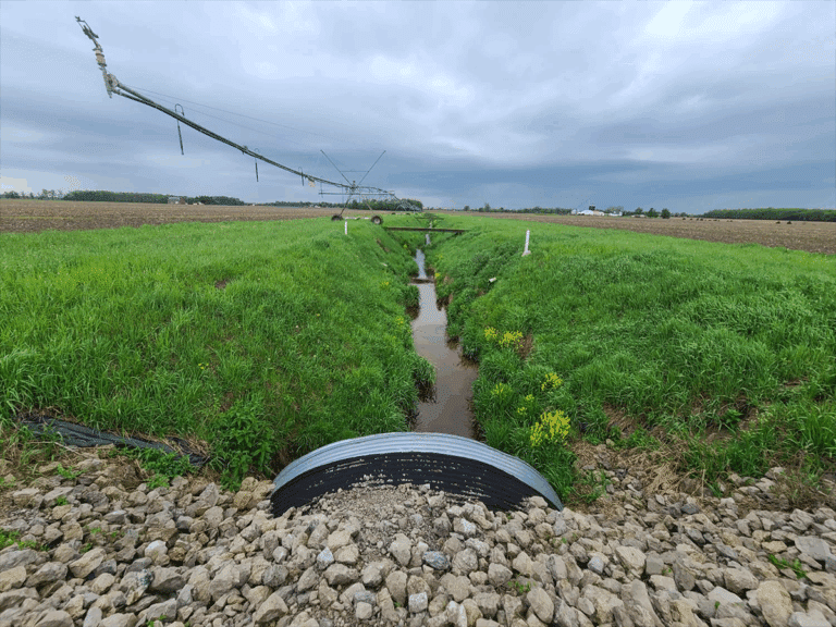 water runoff from agricultural land