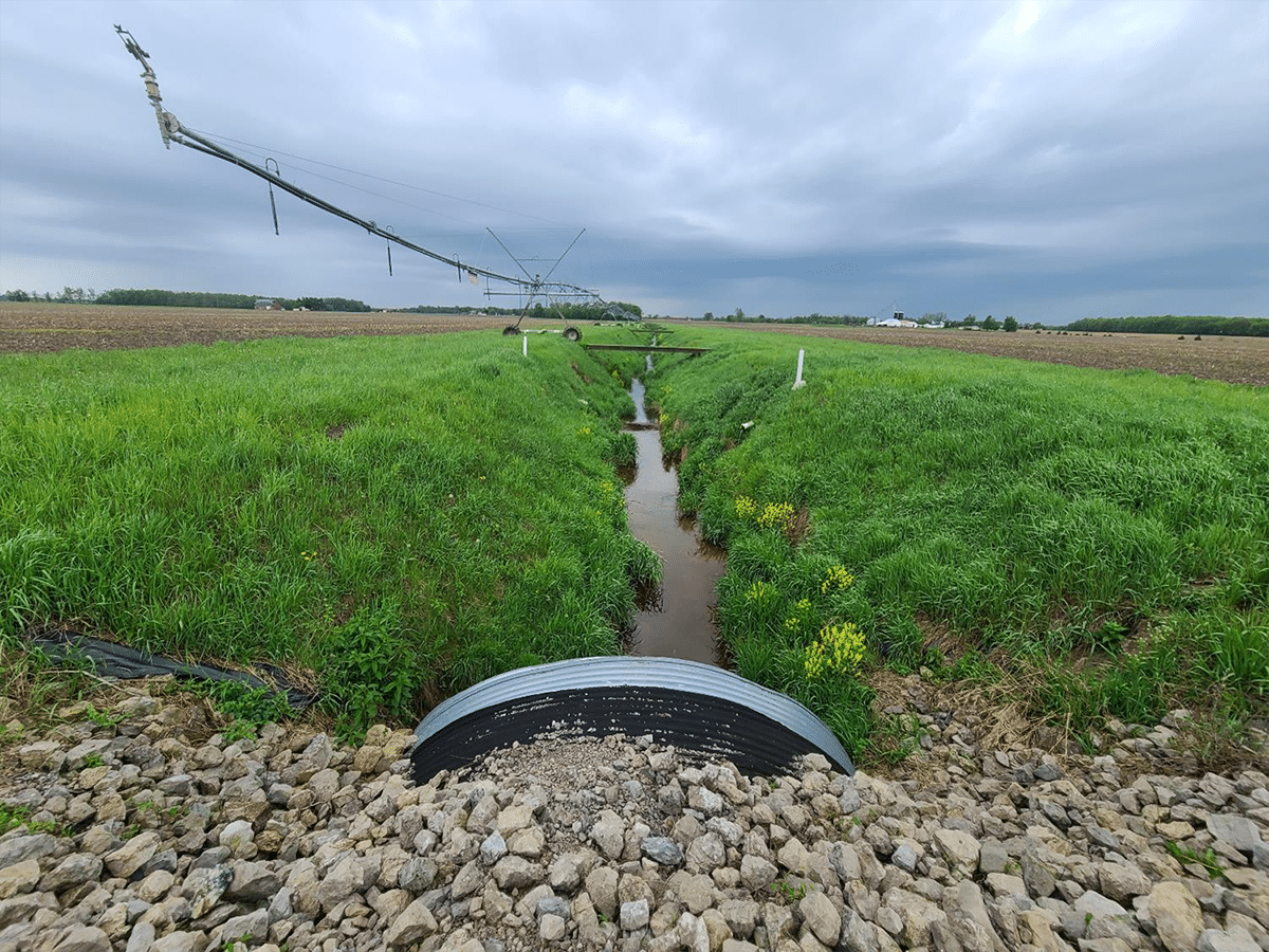 water runoff from agricultural land